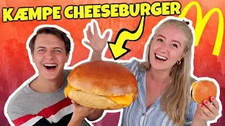 Vi laver en KÆMPE CHEESEBURGER FRA MCDONALDS! ft. Elias Hole