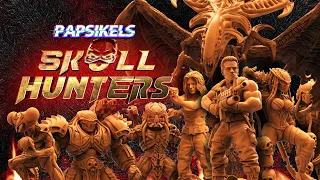 Papsikels: Skull Hunters - August 2021 Release by Papsikels Miniatures #3Dprinting #Papsikels