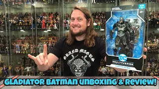 Gladiator Batman Mcfarlane DC Multiverse Unboxing & Review!