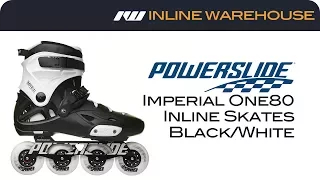 2017 Powerslide Imperial One80 Skate Black/White Review