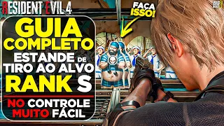 RESIDENT EVIL 4 REMAKE - COMO CONSEGUIR RANK S no ESTANDE de TIRO AO ALVO FÁCIL  │ TODOS 12 DESAFIOS