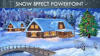 How to create create snow effect in PowerPoint.