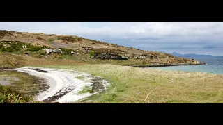 Coast And Waters With Music On Visit To Isle of Gigha Off The West Coast Of Kintyre Scotland