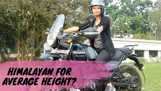 The Royal Enfield Himalayan- Is it for Indian women of Average Height?