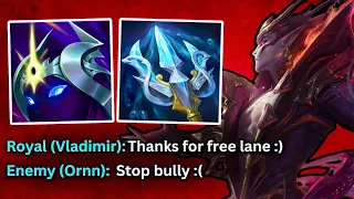 VLADIMIR BARON LANE IS FREE WINS VS TANKS  - Wild Rift