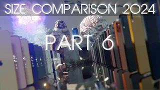 Size Comparison 2024 (Part 6) 4K 60FPS 3D