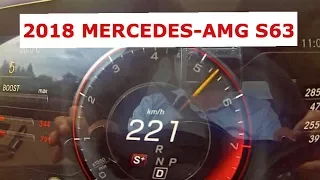 2018 Mercedes-AMG S63, 0-200km/h