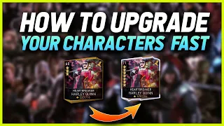 Injustice 2 Mobile | How To Upgrade Your Characters Fast | Upgrade Guide