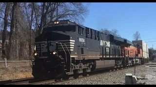 My first train in Mableton, GA. (Mar.  7th, 2021)