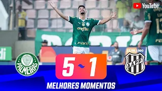 PALMEIRAS 5 X 1 PONTE PRETA | MELHORES MOEMNTOS | QUARTAS DE FINAL | PAULISTÃO 2024