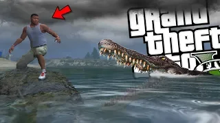 The NEW Crawl MOVIE MOD w/ Alligator Attack (GTA 5 PC Mods Gameplay)