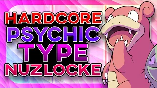 Can I Beat A Pokemon Leafgreen HARDCORE NUZLOCKE With Only Psychic Types?!