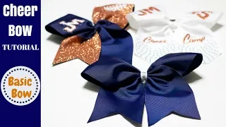How to make a Basic Cheer Bow