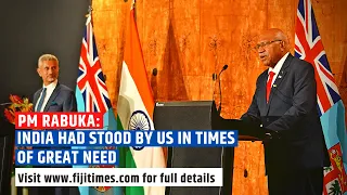 PM Rabuka: "India will always be a special friend and trusted partner to Fiji"