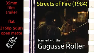 Streets of Fire (1984) 35mm film trailer, flat open matte, 2160p