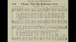 I Know That My Redeemer Lives (Manoah)