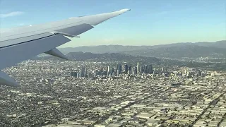 Landing: Los Angeles (LAX) on board a KLM 787-10 Dreamliner