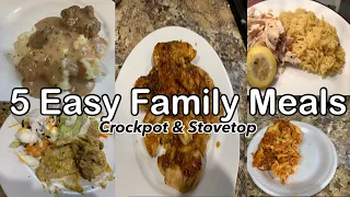 5 Easy Family Recipes| Simple and Easy Recipes| Cook with Me| Wife and Mom of 4| Pinterest Inspired