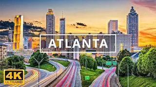 Atlanta, Georgia, USA 🇺🇸 | 4K 60fps Drone Footage