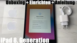 Apple iPad (10,2", 8. Generation, Wi-Fi, 32 GB) - Space Grau (2020) Unboxing, einrichten & Anleitung