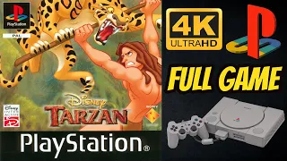 Disney's Tarzan | 4K60ᶠᵖˢ UHD🔴 | PS1 | Longplay Walkthrough Playthrough Full Movie Game