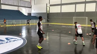 Exercício para o Futsal - Agilidade + Passe (competitivo)