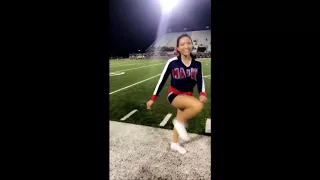 Cheerleader Defies Gravity In Epic Stunt