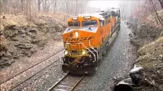 NS Train 13T's Epic Struggle Uphill at 0.4 MPH!