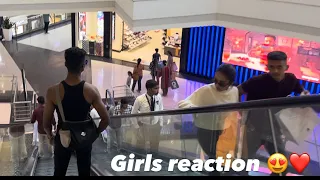 WHEN BODYBUILDER ENTER A MALL -Amazing Girls Reactions 😍❤️| Epic Reactions | SM Fitness