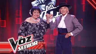 María Nelfi and Pedro Alfonso sing in the Super Battles | The Voice Senior Colombia 2021