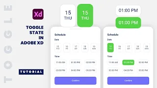 Toggle State in Adobe XD Tutorial - Book An Appointment Interaction - XD New Update - Tips & Tricks