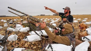 Hunting Stud Mallards and Wood Ducks Using Ghillie Blankets!!