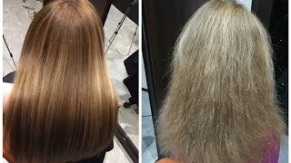 М.К. OLAPLEX. Химическое выпрямление.  Олаплекс. Chemical straightening.