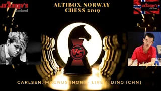 Is he really unbeatable or are they afraid to win? - Magnus Carlsen vs Ding Liren  Altibox 2019