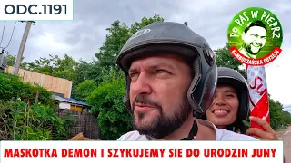 Maskotka demon i szykujemy sie do urodzin Juny. Odc.1191