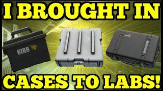 I BROUGHT IN CASES TO LABS! - Escape From Tarkov!