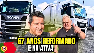 REFORMADO AOS 67 ANOS EM PORTUGAL SEGUE FIRME NAS ESTRADAS DA EUROPA.