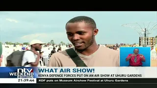 KDF air show at Uhuru Gardens