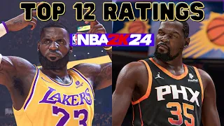 Top 12 NBA 2K24 Players with the Highest Ratings
