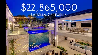 $22.8 Million - BRAND NEW 11,000 sqft MANSION tour - La Jolla, CA