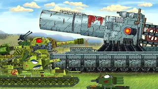 All Soviet monsters vs Gustav - Cartoons about tanks