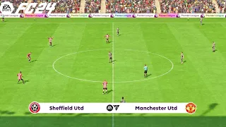 FC 24 | Sheffield United vs Manchester United - English Premier League 23/24 Season - Full Gameplay