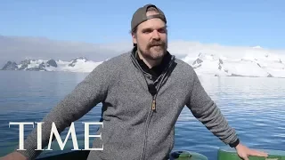 Join Stranger Things' David Harbour On His Journey To Dance With Penguins In Antarctica | TIME