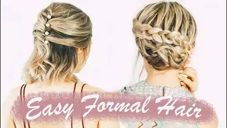 Easy Short Hairstyles For Prom (& Weddings, & Formals!) - KayleyMelissa