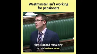 Westminster isn't working for pensioners