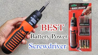 Black & Decker screw driver set unboxing and review | best mini electric screwdriver |