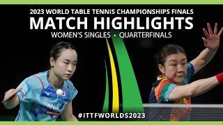 Chen Meng vs Mima Ito | WS QF | 2023 ITTF World Table Tennis Championships Finals