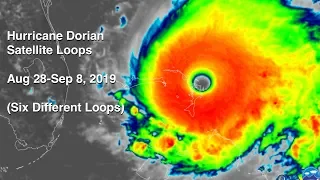 Hurricane Dorian Satellite Imagery Compilation