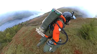 Record Jet Suit Mountain Ascent