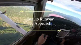 Baguio Loakan Airport Runway 09 Approach